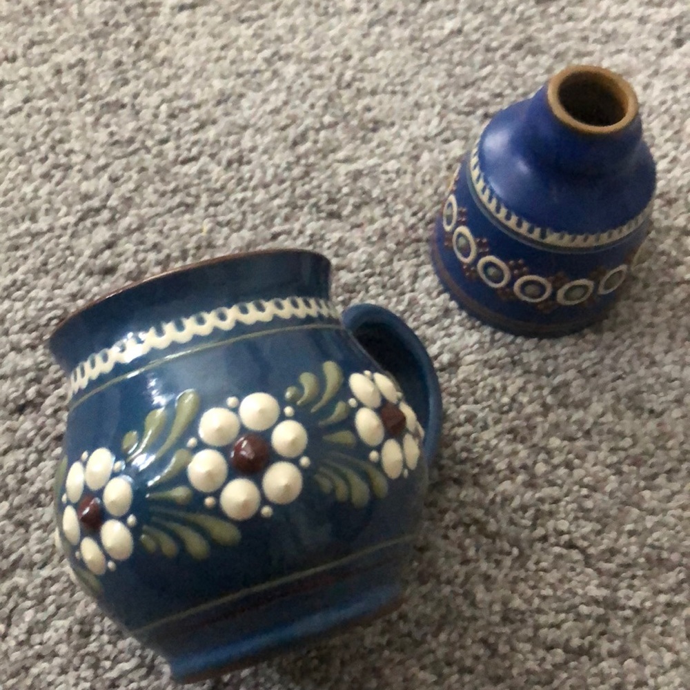 Cup and vase